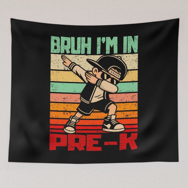 Item preview, Bruh I’m In Pre-K Funny Back to School Dabbing Kid designed and sold by tigger shop.