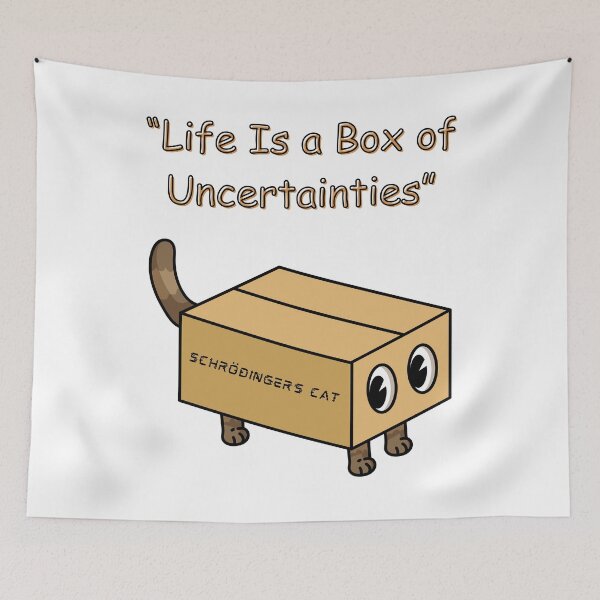 Item preview, Schrödinger’s Cat Funny Box Paradox designed and sold by E20STUDIO.