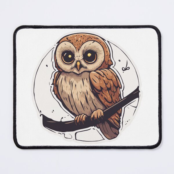 Item preview, Tiny Tawny Owl designed and sold by FamiliarPufferfish.