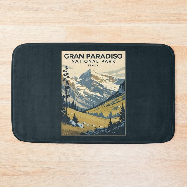 Item preview, A Vintage Travel Illustration of Gran Paradiso National Park - Italy designed and sold by GoodOldVintage.