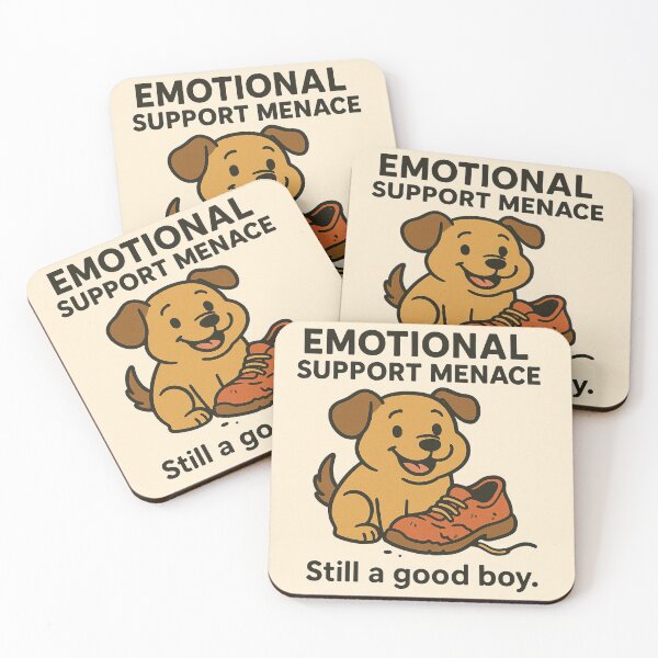 Item preview, Emotional support menace designed and sold by Blackcanvas444.