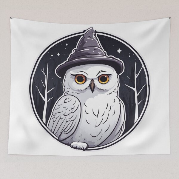 Item preview, Magic Snowy Owl designed and sold by FamiliarPufferfish.