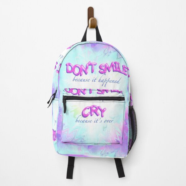 Item preview, Don't Smile Because It Happened – Sadcore Pastel Graphic designed and sold by Lolo.InkedNature.