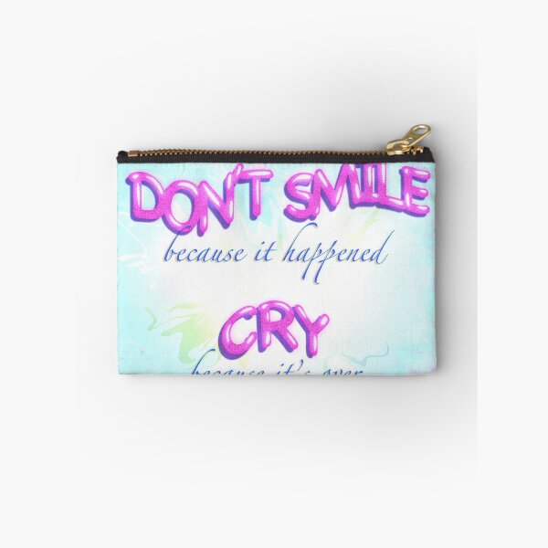 Item preview, Don't Smile Because It Happened – Sadcore Pastel Graphic designed and sold by Lolo.InkedNature.