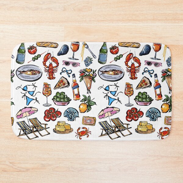 Item preview, Summer Beach Picnic Essentials Illustration designed and sold by bytierney.