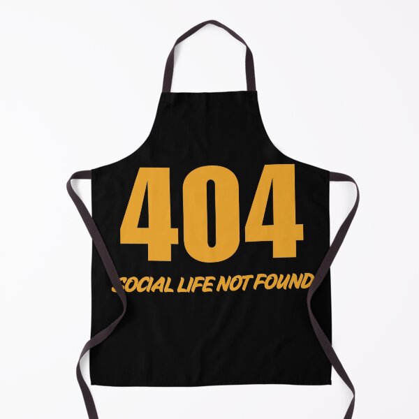 Item preview, 404 Social Life Not Found – Funny Tech Meme for Introverts & Gamers designed and sold by MomentumbyOla.