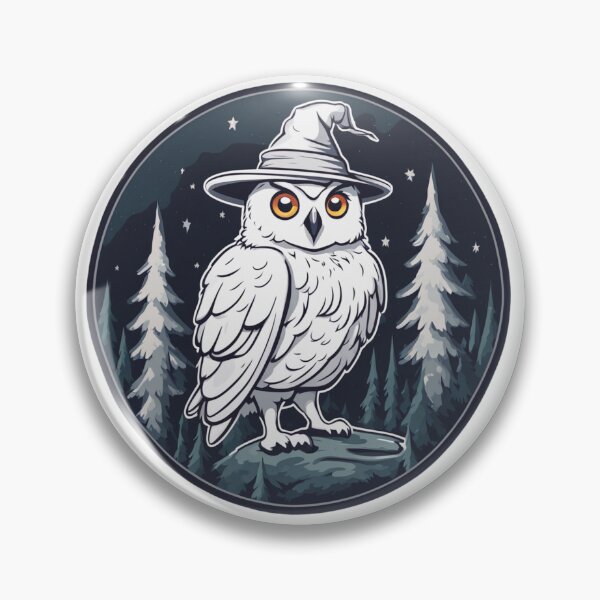 Item preview, Magical Wizard Owl designed and sold by FamiliarPufferfish.