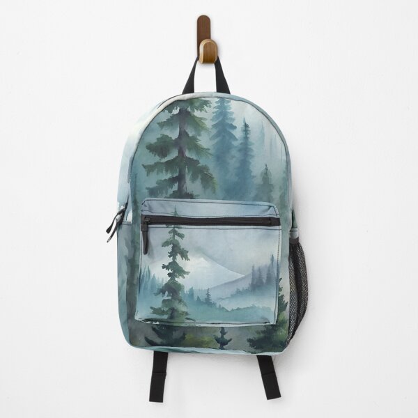 Item preview, Misty Evergreen Forest Landscape designed and sold by Decor Dreams Prints.