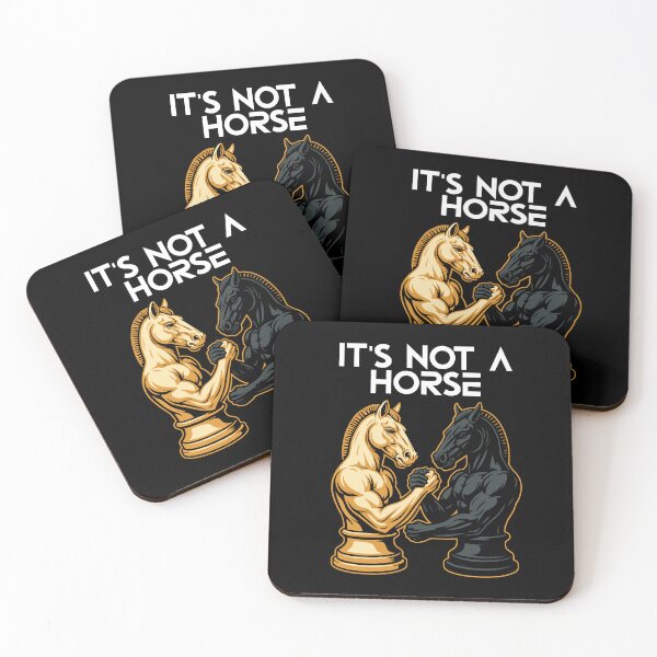 Item preview, It's Not A Horse! Chess Knight Arm Wrestle - American Chess Day designed and sold by Serbin.