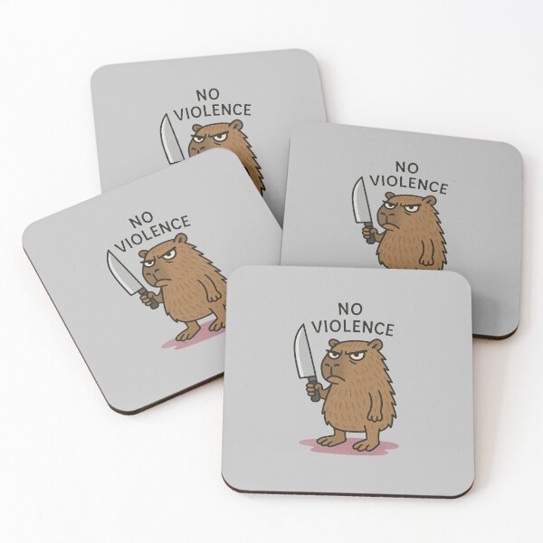 Item preview, No Violence Capybara designed and sold by RR-Arts.