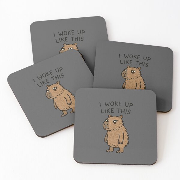 Item preview, I Woke Up Like This Funny Capybara designed and sold by RR-Arts.
