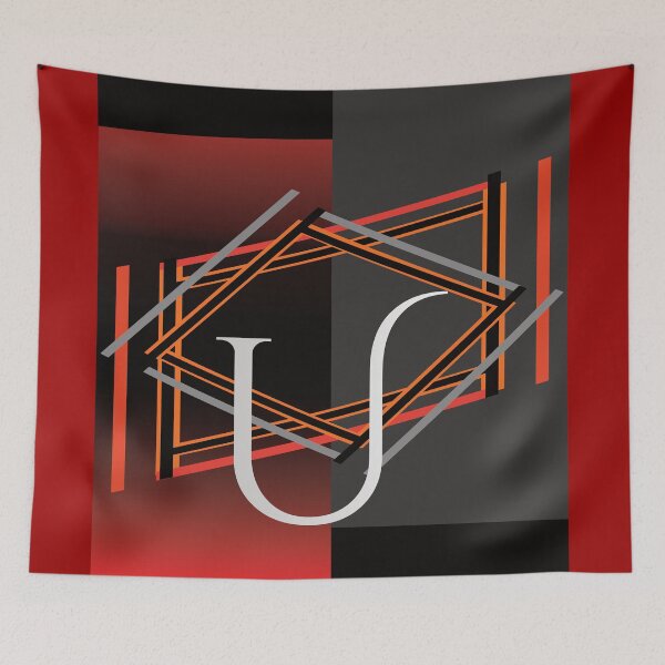 Item preview,  Cool Initial Art Design U designed and sold by RGSMOOTHFINGER.