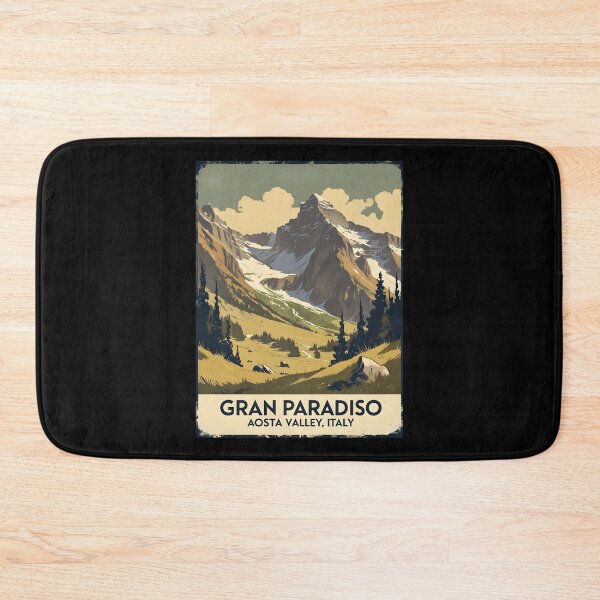 Item preview, A Vintage Travel Illustration of Gran Paradiso National Park - Italy designed and sold by GoodOldVintage.