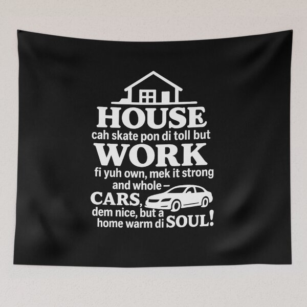 Item preview, "Home Warm di Soul – A Jamaican Patois Reminder" designed and sold by EloniqueVisions.