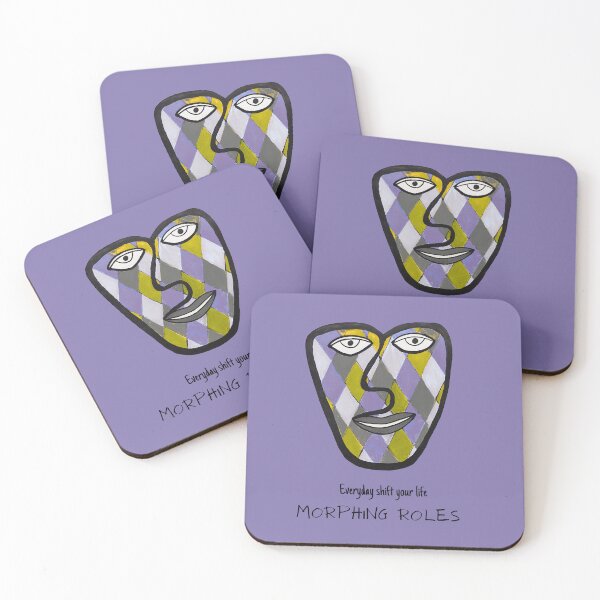 Item preview, Face with Morphing Roles - Everyday Shift your Life designed and sold by MotivTrustArt.