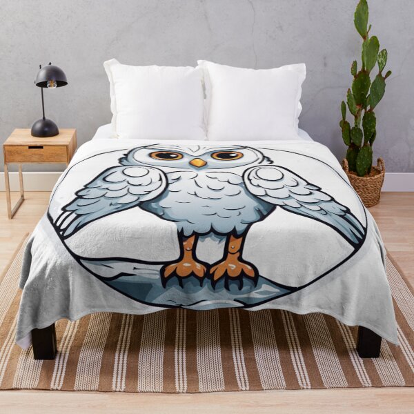 Item preview, Young Snowy Owl designed and sold by FamiliarPufferfish.