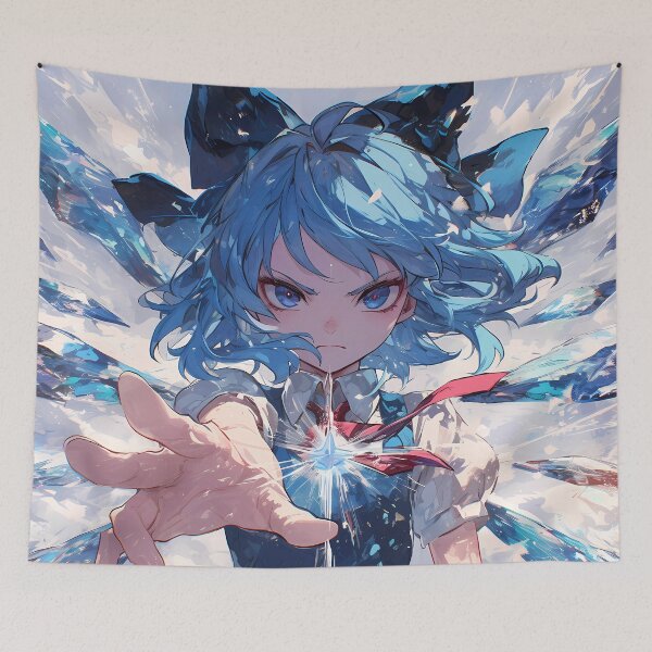 Item preview, Girl Cirno Touhou Project Anime Ice Magic Frost Queen designed and sold by GABRIELMURPHY.