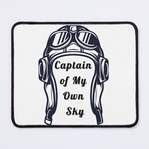 Item preview, Captain of My Sky – Bold Pilot Helmet Design for Aviation Lovers designed and sold by AirmanTalha.