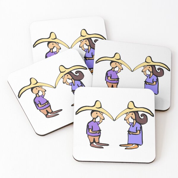 Item preview, Floppy Hat Guy and Gal designed and sold by cherrynat1.