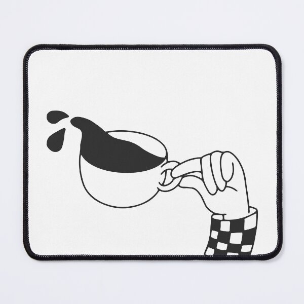 Item preview, Coffee in Hand – Minimalist Pencil Sketch designed and sold by Levision.