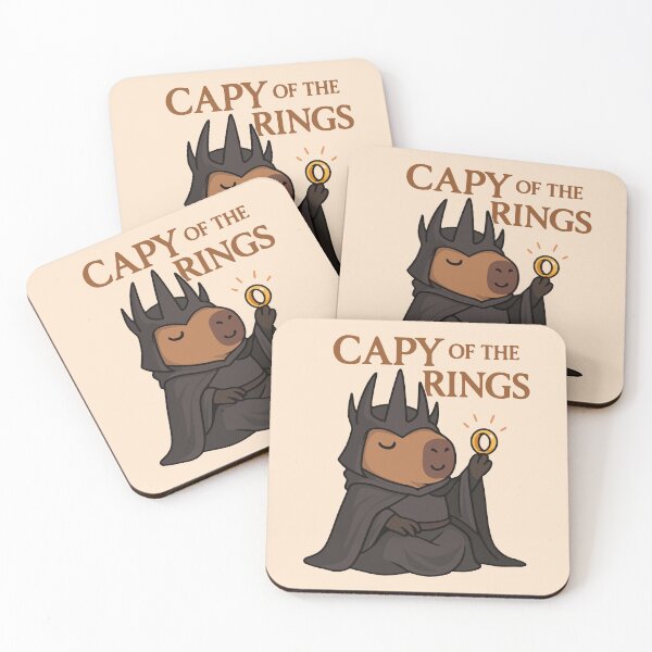 Item preview, Capy of the Rings designed and sold by RatArt Designs.