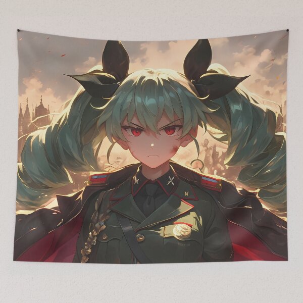 Artikelvorschau, Anchovy Girls und Panzer Anime Trolley Durchsetzungsfähige Haltung entworfen und verkauft von GABRIELMURPHY.