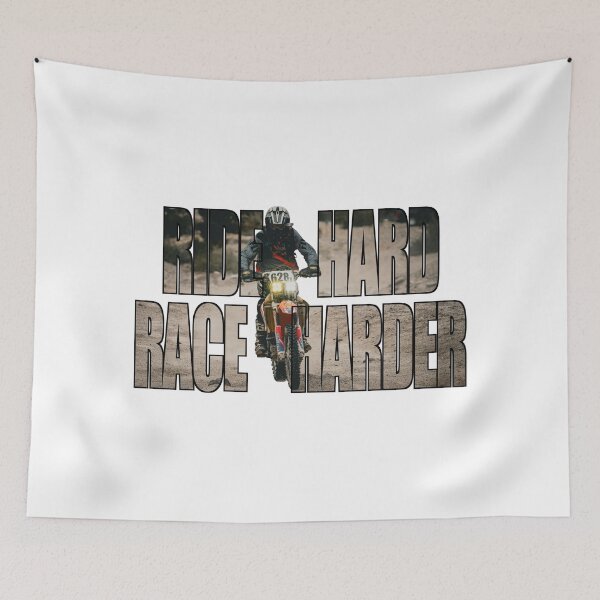 Item preview, Ride Hard Race Harder designed and sold by S4G Tees.