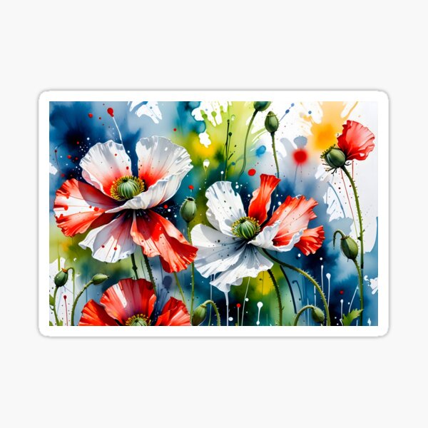 Poppy Sticker