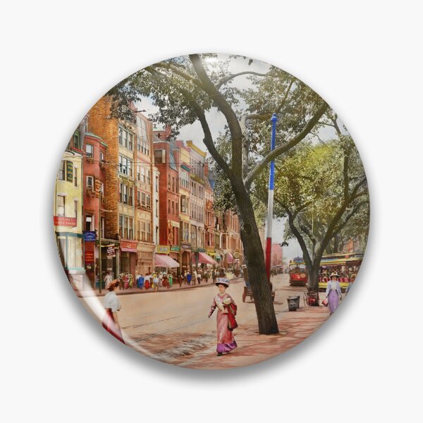 Item preview, City - Boston, MA - Boylston St 1915 designed and sold by Mike Savad Photography.