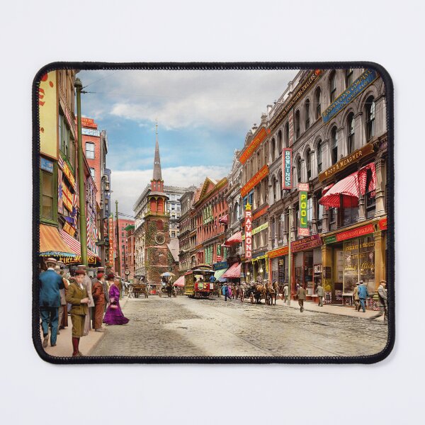 Item preview, City - Boston, MA - Downtown shopping district 1906 designed and sold by Mike Savad Photography.