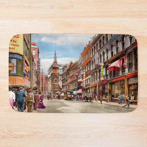Item preview, City - Boston, MA - Downtown shopping district 1906 designed and sold by Mike Savad Photography.