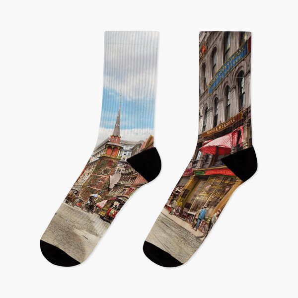 Item preview, City - Boston, MA - Downtown shopping district 1906 designed and sold by Mike Savad Photography.