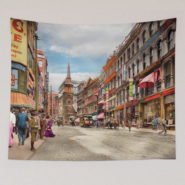 Item preview, City - Boston, MA - Downtown shopping district 1906 designed and sold by Mike Savad Photography.