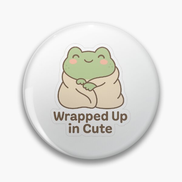 Item preview, Sleepy Frog Burrito – Cozy Frogcore Aesthetic Sticker designed and sold by Froggy Feelings.
