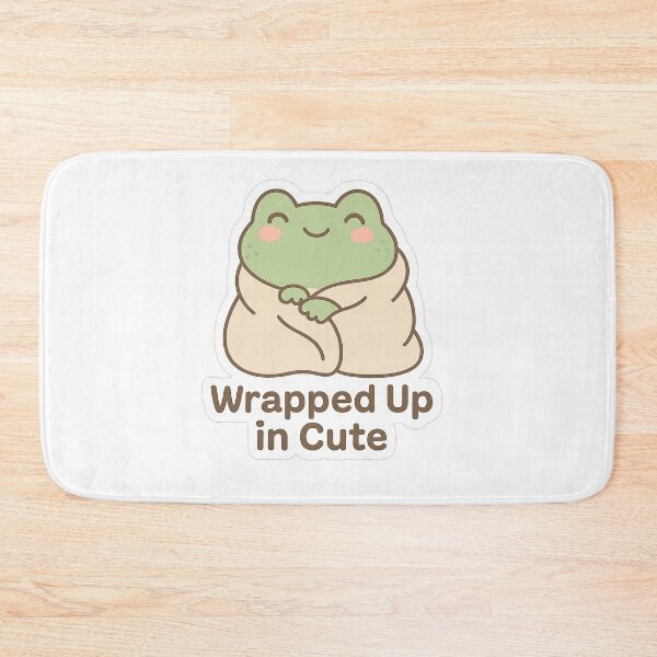 Item preview, Sleepy Frog Burrito – Cozy Frogcore Aesthetic Sticker designed and sold by Froggy Feelings.