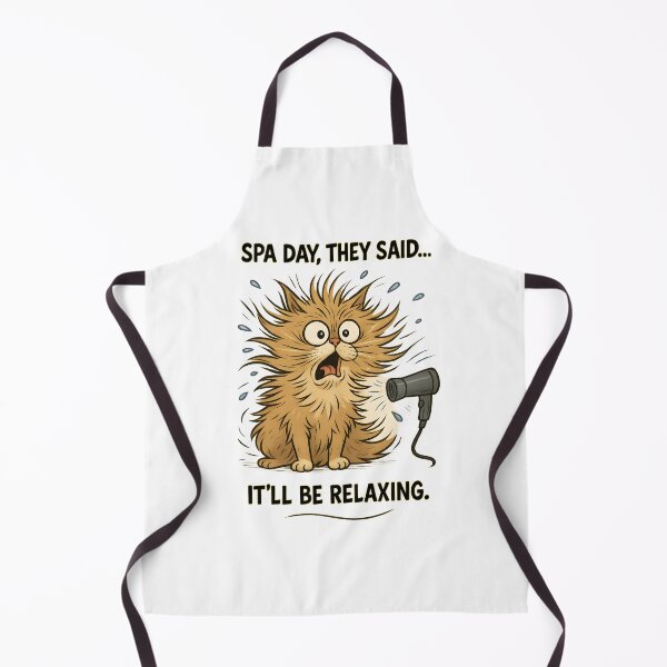 Item preview, Blow Dryer Cat Disaster – Fluffy Wet Cat Meme	 designed and sold by Uglyandcute.