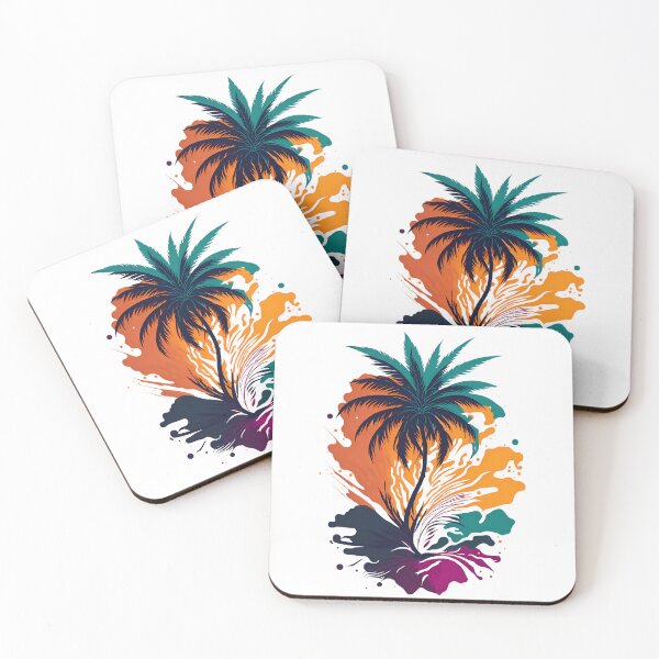Item preview, Tropical Splash Palm Tree Vibes designed and sold by Abdu  Innovations.