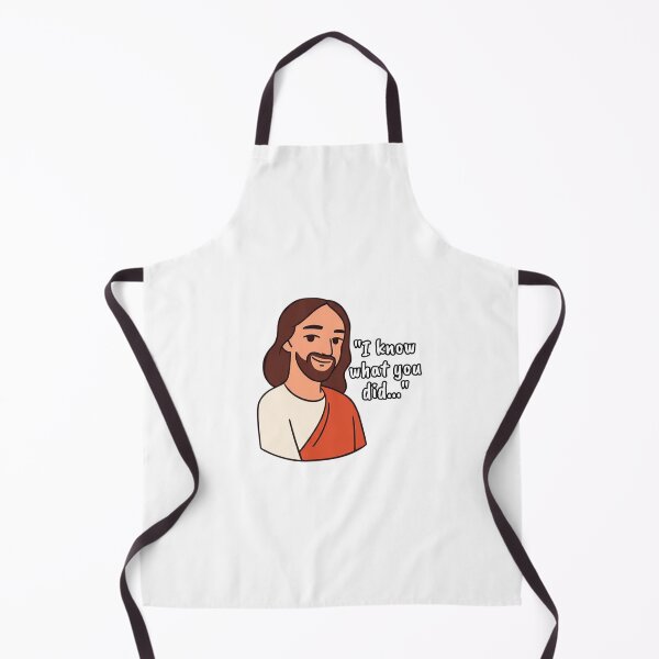 Item preview, I Know What You Did - Humorous All-Knowing Jesus Cartoon designed and sold by Aadiimanavv.