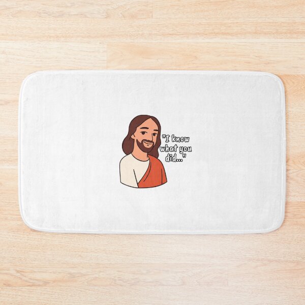 Item preview, I Know What You Did - Humorous All-Knowing Jesus Cartoon designed and sold by Aadiimanavv.