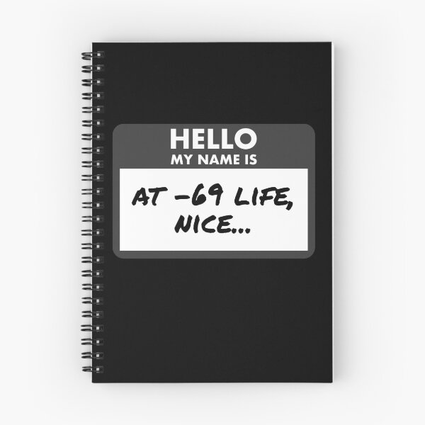 Item preview, At -69 Life, Nice – Funny MTG Name Tag designed and sold by SoftSorceress.