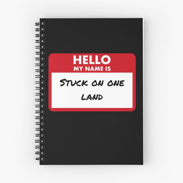 Item preview, My Name Is Stuck On One Land – Funny MTG Name Tag designed and sold by SoftSorceress.