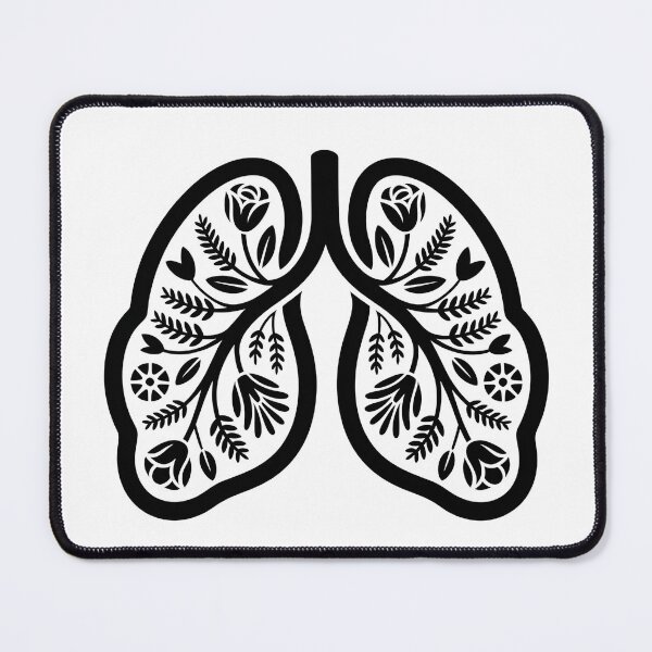 Item preview, Floral Lungs - This gift is perfect for those who love nature, art, and the symbolism of breath as the source of life. designed and sold by ZyziowskyArt.