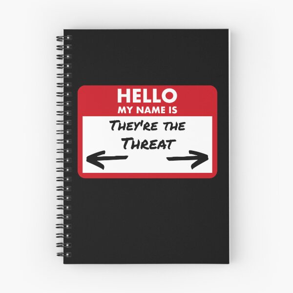 Item preview, My Name Is They're The Threat – Funny MTG Name Tag designed and sold by SoftSorceress.