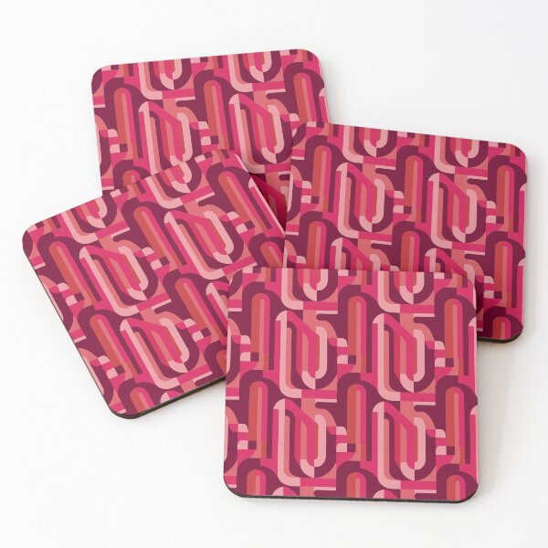 Item preview, Vibrant pink retro abstract designed and sold by Pinghaksh.