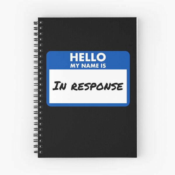 Item preview, Hello, My Name Is: In Response – MTG Name Tag designed and sold by SoftSorceress.
