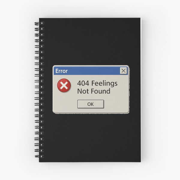 Item preview, 404 Feelings Not Found – Retro Windows XP Error T-Shirt designed and sold by martin max.