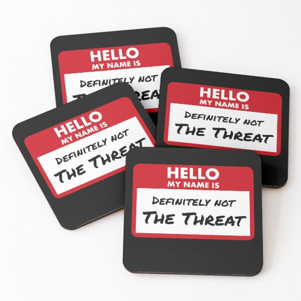 Item preview, Hello, My Name Is: Definitely Not The Threat – Funny MTG Name Tag designed and sold by SoftSorceress.