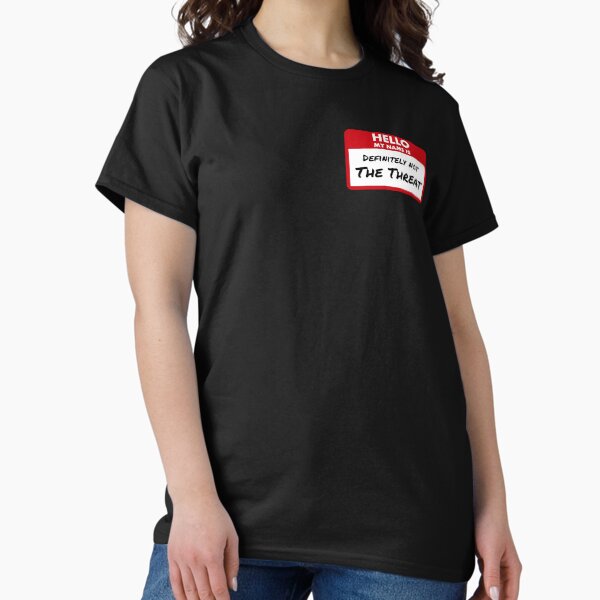 Item preview, Hello, My Name Is: Definitely Not The Threat – Funny MTG Name Tag designed and sold by SoftSorceress.