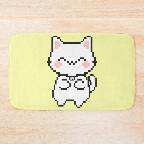 Item preview, Pixel White Cat designed and sold by Random 00.