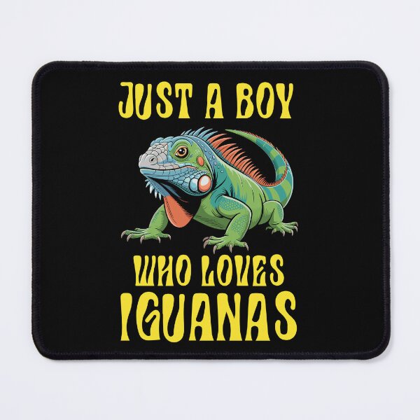 Item preview, Just a Boy Who Loves Iguanas - National Iguana Day Reptile Fan designed and sold by Serbin.